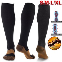 3Pair Copper Compression Socks 20-30 mmHG Medical Running Pain Relief – USA Ship