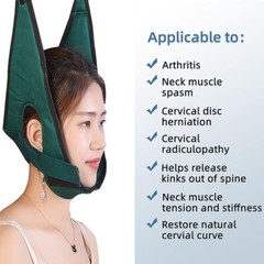 Cervical Neck Traction Device Neck Stretcher Pain Relief Over the Door Braces
