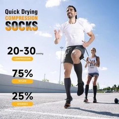 Unisex Miracle Flight Travel Compression Socks Anti Swelling Fatigue DVT Support