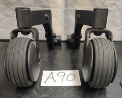 Quantum Q6 EDGE 2.0/3 Powerchair LF/RF Caster Arms w/Caster Wheels – FREE SHIP