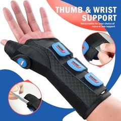 Carpal Tunnel Wrist Brace Night Small/Medium(Pack of 1) Left Hand-Black Blue