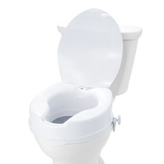 VEVOR Raised Toilet Seat 4″ Raised 300 lbs Universal Toilet Riser for Elderly