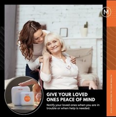 MOBI CONNECT Smart Monitoring System – Caregiver Alert Button, In Home Alert