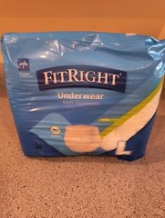 NEW Medline FIT RIGHT UNDERWEAR Large Adult Panty Incontinence 40 – 56 in