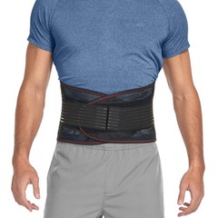 Orthopedic Lumbar Lower Back Support Belt Brace Sciatica Pain Relief Mens Women