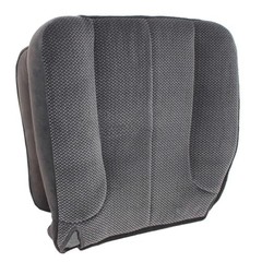 Cloth Dark Gray Driver Side Bottom Replacement Seat Cover & Driver Side Foam