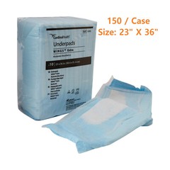 150 Disposable Underpad Simplicity Extra Disposable Blue pad Fluff Based 23″X36″