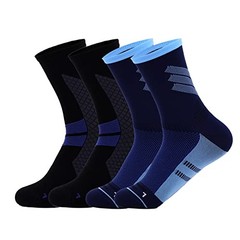 Copper Yarn Compression Socks Reduce Swelling Improve 6-10 Multicolor-4pairs