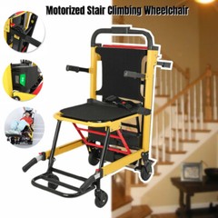 Electric Stair Lifting Chair Motorized Climbing Wheelchair W/Battery & Chargers