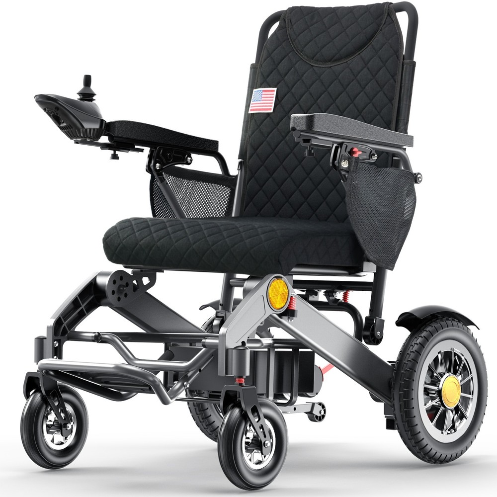 20″ Wide Seat Electric Wheelchairs for Adults, 400LB Capacity, 30 Mile Range