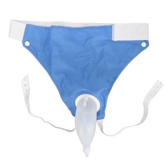 Wearable Urinal Bag Reusable Silicone External Urine Catheter Collector Elderly