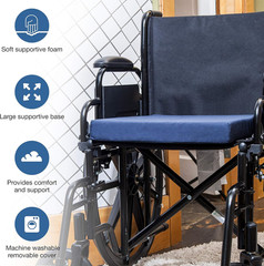Seat Cushion and Chair Cushion for Office Chairs, Wheelchairs, Scooters, Kitchen