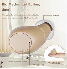 Rechargeable Hearing Aids Amplifiers Super Mini True Over the Counter AuyeeSn…