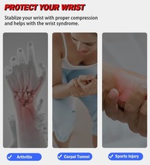 Wrist Brace Carpal Tunnel for Men Women Fit Left and Right Hand,Lightweight A…