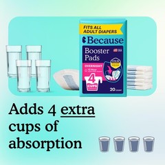 Because Overnight Booster Pads Fit All Adult Diapers, Helps Keep Your Adult D…
