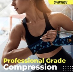 Sparthos Compression Wrist Sleeves – Cobalt Blue NIB Size Medium