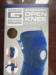 NEW Neo G Open Knee Support Brace Universal Size, Fits Either Knee, Moderate