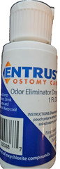Ostomy Odor Eliminator/lubricant. Entrust Brand. Five (5) 1 oz/bottles.