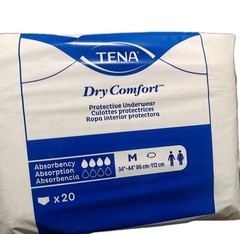 Tena 1 Pack of 20 Dry Comfort Protective Underwear Size M 34″- 44″