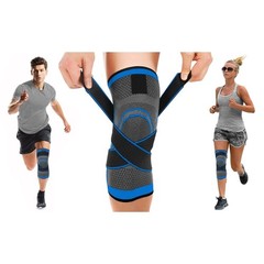 DCF Knee Braces, Sleeve for Men and Women – knee compression 3XL, Blue