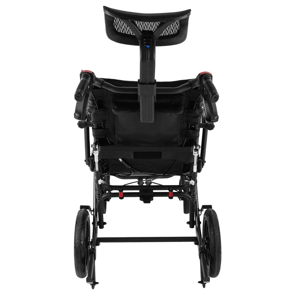 All Terrain Reclining Foldable Wheelchair For Adult 90-175�� Removable Headrest