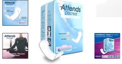 Confidence Discreet 28 Pack Liners – Ultra-Soft Disposable Bladder Control Pads