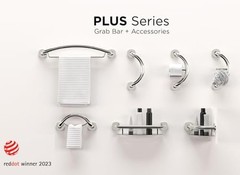 Steel 24″ Towel Bar Grab Bar Combo, Plus Towel Bar by , ADA Compliant