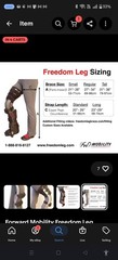 Forward Mobility Freedom Leg Off-Loading Brace (Regular-Standard)