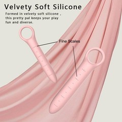 5-Pack Silicone Dilators for Pelvic Floor Health in Pink – Storage Bag Included