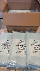 30″ x 36″ Disposable Underpads – FAST SHIPPING! – 100 COUNT – Secure Brand