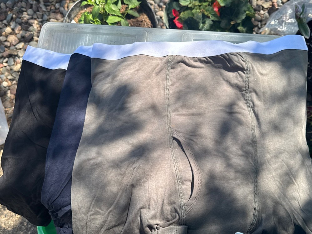 Unbranded Washable Men’s Incontinence Underwear 3-pk Boxer Briefs Size 2XL. I