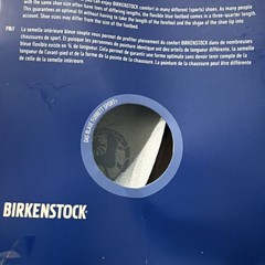 Birkenstock Sport Normal Blue The Footbed Insole Orthotic Arch Support W9 M7