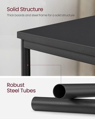 Vasagle Side Table Small End Table Tall Nightstand For Living Room Bedroom