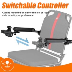 32lbs Lightweight Foldable Electric Wheelchair Adults Seniors 500W 11~22Miles US