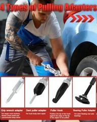 12-Way Slide Hammer Puller Set, Front Wheel Hub Remover & Rear Wheel Axle