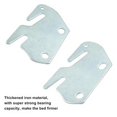 Wood Bed Rail Hooks Bed Frame Hooks Wood Bed Plates Bed Rail Hook Plates
