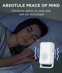 Newly Upgraded 2025 Bed Alarm for Elderly 1 Motion Sensor + 1 Receiver