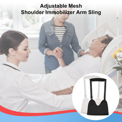Mesh Arm Sling with Soft Shoulder Cushions, Adjustable Breathable Shoulder Immob