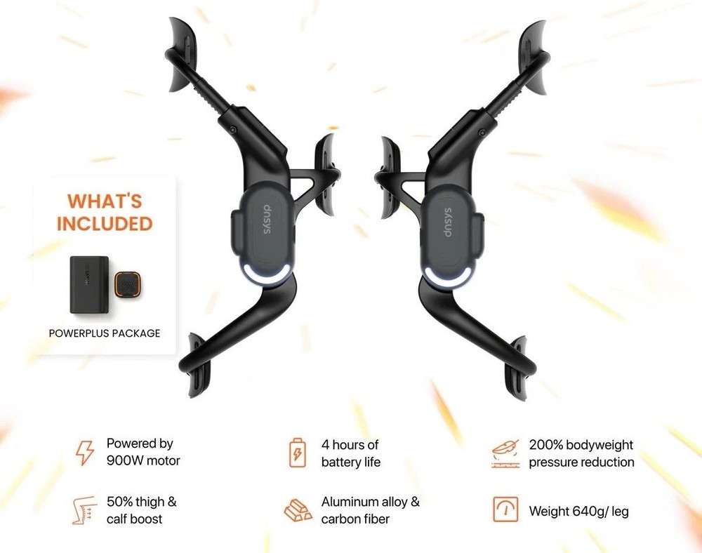 Dnsys Z1 Dual Knee Support Exo Skeleton + Smart Belt