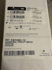 DeRoyal Humeral Fracture Bracing Prefab, Small FB1000-12
