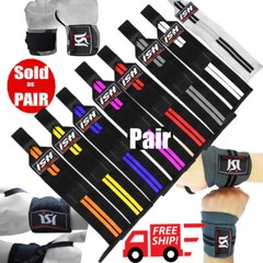 Gym training power weight lifting wrist wraps straps bandage cross fit support