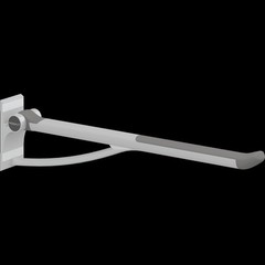 Pressalit Care, PLUS fold down grab bar with integrated counter-balance, 27.6“