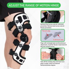  Double Upright OA Unloader Knee Brace,For Bone on Bone Arthritis Support