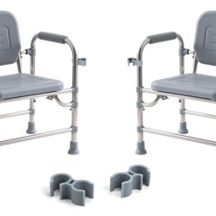 2pcs Shower Head Holder for Shower Chair, Bath Seat Shower Bracket Attachment