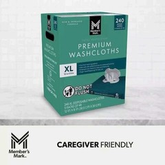 Member’s Mark Adult Washcloths -240, 480, & 960 Ct Option – Free & Fast Shipping