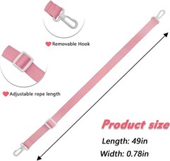 Post-Mastectomy Shower Lanyards – 2 Pack Adjustable Drain Holders in Pink & Blue