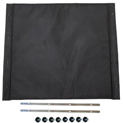 Wheelchair Replacement Seat Upholstery, 18 x 16 inches, Nylon, Universal Fit