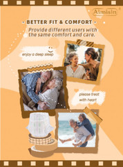 Aimisin Super Absorbency Adult Diaper, Incontinence Diapers with Tabs Men Women