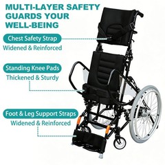 Custom Manual Wheelchair with Vertical Standing Function – Sit-to-Stand Mobility