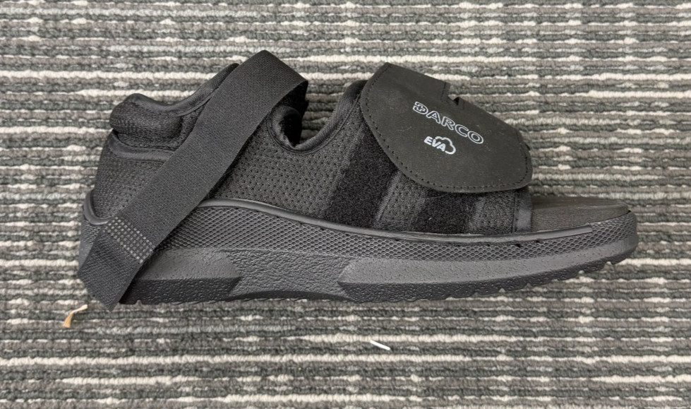 Darco Medical-Surgical Square Toe Shoe Post-Op Black EVA W 6.5-8 Wom MED MQW2B